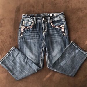 Miss Me Cuffed Capris 29 JP5843P